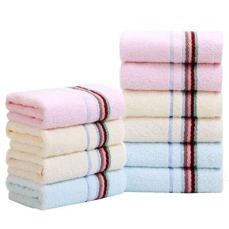 洁丽雅/Grace  A类毛巾纯棉洗脸巾柔软颜色随机638-10