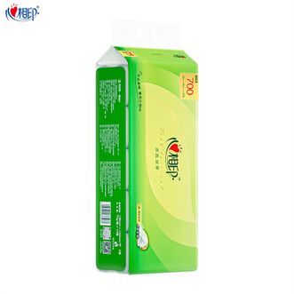 心相印  卷纸茶语丝享长卷4层卫生纸卷纸巾4提40卷家用实惠装