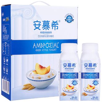 伊利  安慕希酸奶黄桃味