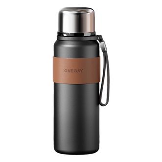 ONEDAY  保温杯大容量泡茶水分离不锈钢闷焖壶子1000ml