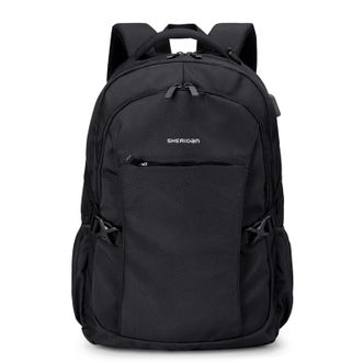 SHERIDan  双肩背包男笔记本电脑包 商务多功能大容量背包旅行包 SHB220566