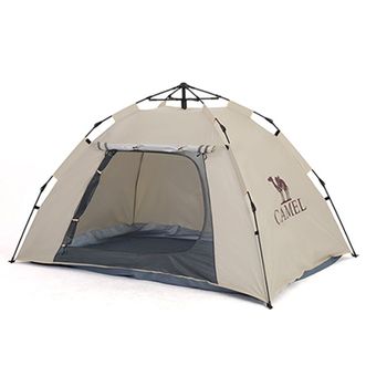 骆驼/Camel  全自动帐篷  户外帐篷黑胶折叠便携式防雨遮阳防晒野营帐