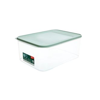 禧天龙抗菌冰箱保鲜盒食品级收纳盒塑料密封盒蔬菜水果冷冻盒KH-4050雾青7.3L
