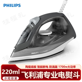 飞利浦/Philips  电熨斗 家庭专业电熨斗陶瓷底板顺滑不伤衣蒸汽手持熨斗