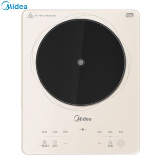 美的/Midea  电磁炉  家用2200W大功率爆炒多档调节一体玻璃面板  MC-E22B22