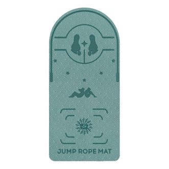 纳古迪（NiceGood）  加厚8mmTPE材质健身跳操跳绳垫 绿色
