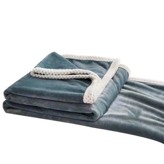 水星家纺  美亚法兰绒毯家用午睡毯子办公室毛毯180*200cm