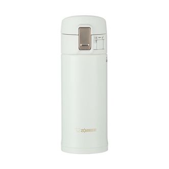 象印/ZOJIRUSHI  保温杯  便携304不锈钢水杯  保温保冷杯  360ml容量  白色  SM-KR36