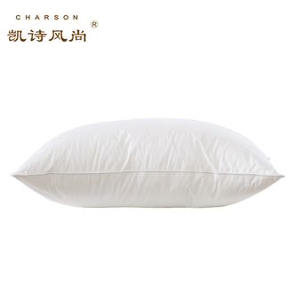 凯诗风尚  枕头枕芯星级酒店羽丝绒安睡枕颈椎枕 纤维软枕芯 中枕 单只装