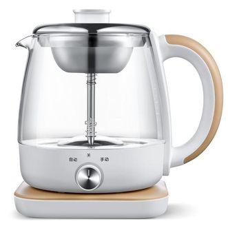 鸣盏养生壶煮茶器电水壶烧水壶电热水壶煮茶壶花茶壶电茶壶煮水壶玻璃1LMZ-073