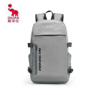 爱华仕/Oiwas  双肩包 背包大容量轻便休闲运动旅行包 书包  (容量：27L)（尺寸；29*19*49cm）