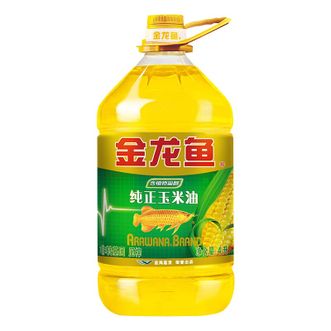 金龙鱼  纯正玉米油4L非转基因压榨桶装实惠家用食用油