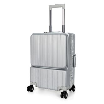 瑞世（SUISSEWIN)时尚行李旅行箱铝框静音万向轮旅行拉杆箱登机行李箱20寸 SN8610A