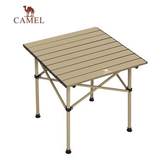 骆驼/Camel  户外精致露营折叠铝桌 摆摊夜市 野餐桌子（51*52*50cm）