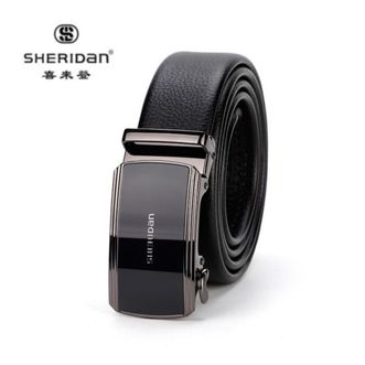 喜来登/SHERIDAN  平滑扣腰带 中青年简约百搭裤袋 质感五金 NL200353S 可拆卸卡扣