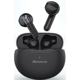 纽曼（Newmine）  无线蓝牙耳机半入耳式长待机续航跑步运动适用于苹果华为小米手机的耳机 黑色