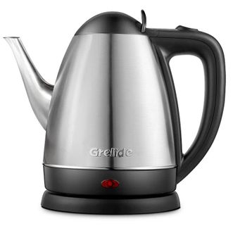 格来德/Grelide  304不锈钢电热水壶1.5L长嘴泡茶壶1500w防干烧 315B/只