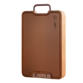 炊大皇（COOKER KING）  砧板 黑金檀乌檀木菜板加厚天然实木抗菌砧板33*22*2.5cm CB3322YCH