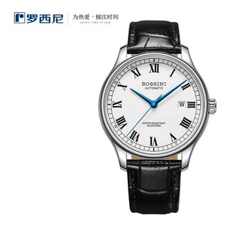 罗西尼/Rossini  自动机械表 男士手表 皮带机械男表（50195W01B）