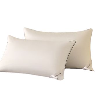 康尔馨  五星级酒店羽绒枕芯 95%白鹅绒枕防水防污  净眠三防复合羽绒羽毛枕芯 高枕 1个装