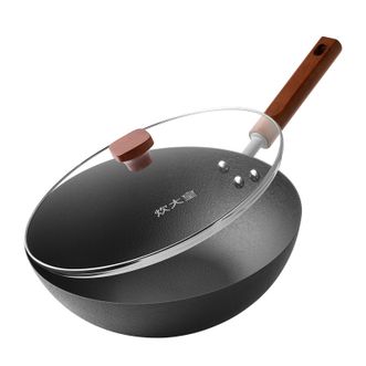 炊大皇（COOKER KING）  炒锅铁锅健康无涂层平底家用炒菜锅30cm 铁焱TY30CG