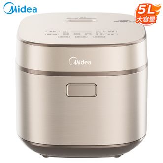 美的/Midea  电饭煲  5L大容量 青瓷圆灶抗菌内胆 24小时预约 煮饭锅  RE585