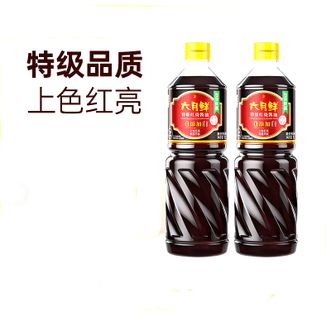 六月鲜  0添加特级红烧酱油1L×2瓶 0添加防腐剂原酿酱油减盐26%炒菜凉拌酿造生抽蒸鱼点蘸家用调味煎蛋家用海鲜大豆