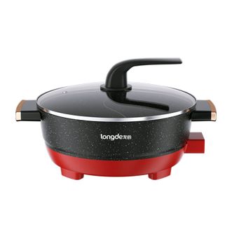 龙的/Longde  电火锅双拼鸳鸯锅5L大容量多功能料理锅LD-HG5030