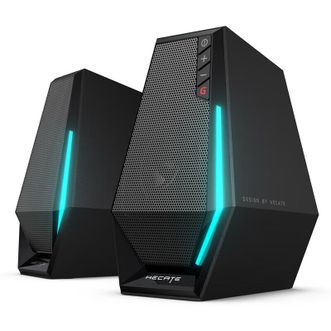 漫步者  2.0桌面游戏音箱 专业蓝牙电竞无线音响G1500黑 RGB炫彩灯光低音炮