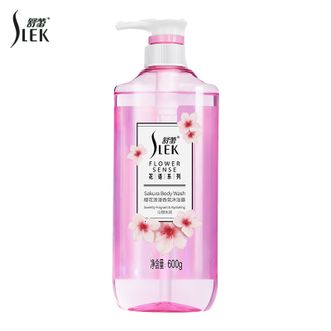 舒蕾/Slek  樱花浪漫香氛沐浴露600g 洁肤嫩肤水润水嫩不紧绷