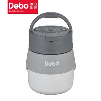 德铂（Debo）  不锈钢便携早餐杯 汤杯带盖上班族餐盒汤罐 500ml