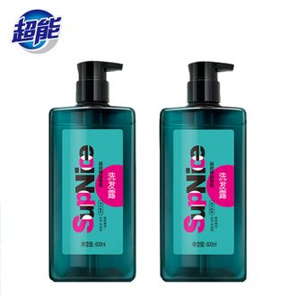 超能  supnice运动洗发露海洋酷爽洗发水600ml*2瓶