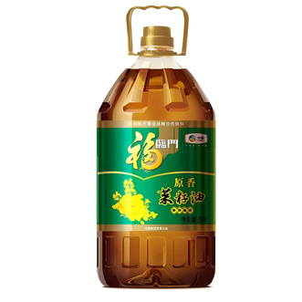 福临门  非转基因原香菜籽油压榨5L
