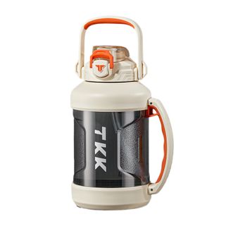 TKK  撼路者大容量水壶运动水壶耐高温健身水杯  电光白 2000ml TKK1028