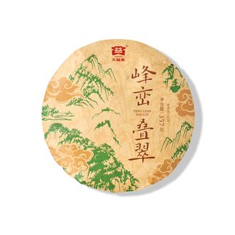 大益  峰峦叠翠普洱生茶礼盒357g 自饮送礼好物可长期保存
