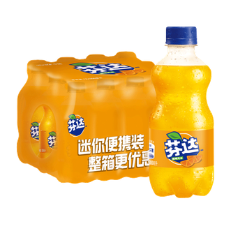 可口可乐 含糖芬达300ml*12瓶 可口可乐 含糖芬达300ml*12瓶