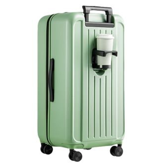 银座  行李箱拉杆箱女拉链大容量男旅行箱密码皮箱万向轮22寸万能箱 A-303L-37青玉22寸