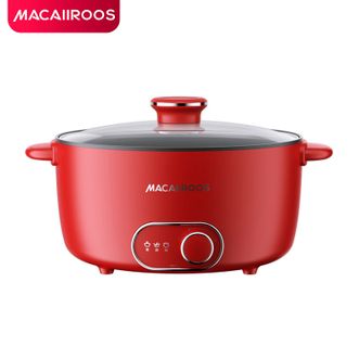 MACAIIROOS  电煮锅小电锅多用途锅宿舍学生锅火锅蒸煮一体家用煮面小型迷你锅早餐机 MC-HG3525