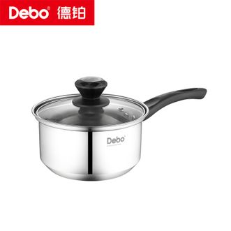 德铂（Debo）  贝弗莉不锈钢(奶锅)可视锅盖DEP-747