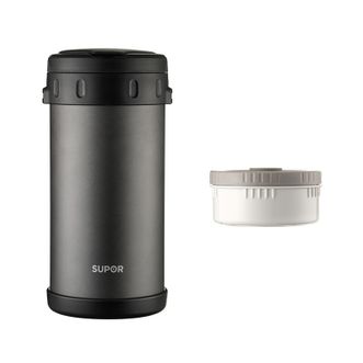 苏泊尔(SUPOR)   保温饭盒 KF23AL10真空保温大容量2.3L不锈钢饭盒带餐具学生便当盒多层
