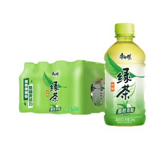 康师傅  绿茶330ml*12瓶低糖茶饮料小瓶整箱装