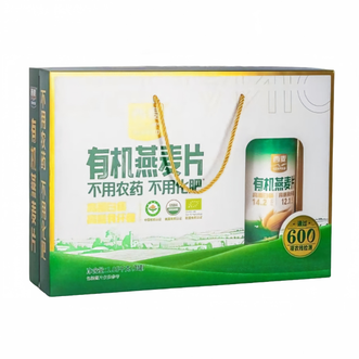 西麦SEAMILD  即食有机燕麦片礼盒装1050g麦香浓郁口感丰富