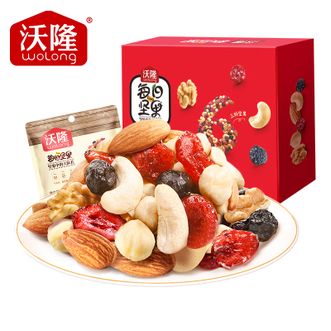 沃隆（wolong）  每日坚果礼盒（日常款）500g 混合小包装果仁干果坚果仁