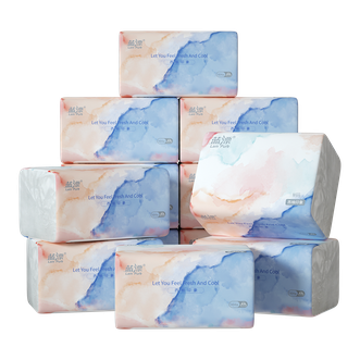 蓝漂  抽纸30包西柚装115mm*170mm*76抽4层