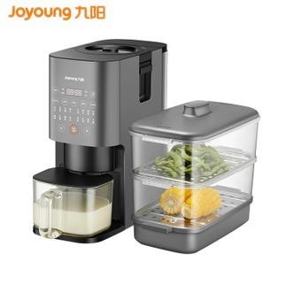九阳豆浆机全自动免洗破壁料理机多功能家用智能蒸煮一体新款DJ12R-K2S 灰色