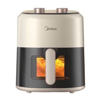美的/Midea  空气炸锅 KZE4581BD 宽屏可视 双旋钮控制 4.5L