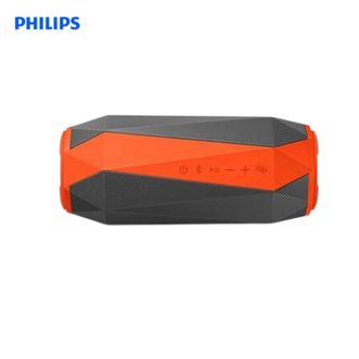 飞利浦（PHILIPS）  SB500-活力橙 户外运动HiFi级蓝牙音箱便携式无线低音炮音响电脑桌面舞台炫彩灯光防水菱形切割设计