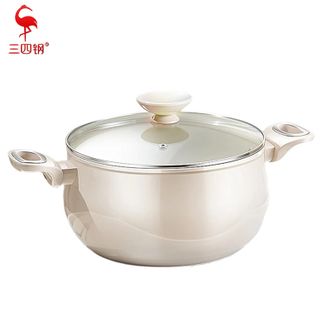 三四钢  汤锅煲汤煮粥炖锅陶瓷不粘家用汤锅24CM