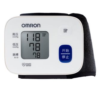 欧姆龙（OMRON）  电子血压计家用手腕式医用测量血压仪智能全自动 手腕式电子血压计 HEM-6161