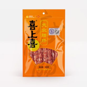 五丰  喜上喜大众腊肠400g  深圳老字号